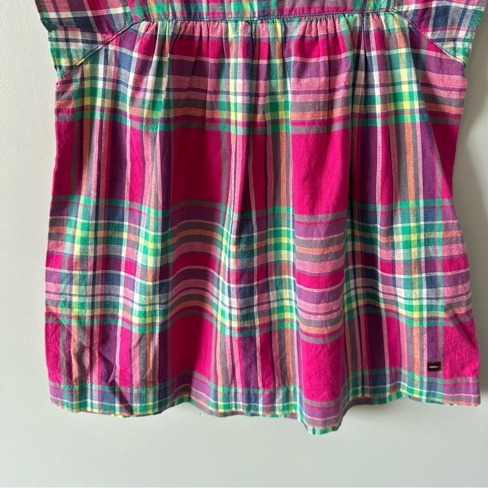 TEA COLLECTION Lucknow Plaid Tunic Dress - Orchid Girls 4 - Picture 7 of 9